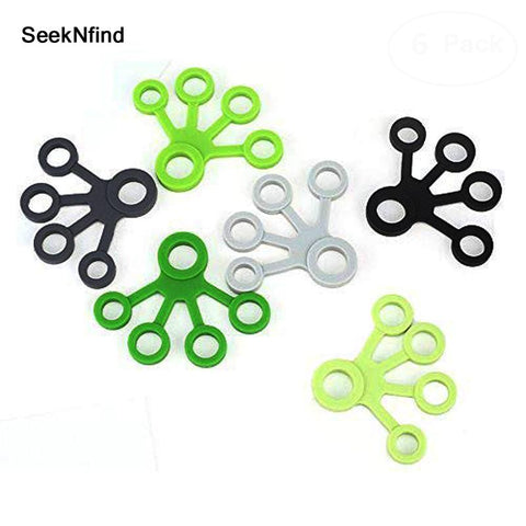 Silicone Fingers Hand Grip Strengthener Finger Exerciser Grip Strength Trainer Hand Resistance Band Hand Extensor Exercise