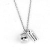 7 Style Fitness Gym Pendant Necklace Jewelry Bodybuilding Necklaces for Men Women Sport Kettlebell Barbell Dumbbell DIY Necklace