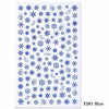 1pcs Christmas Nail Stickers Decals Snow Flakes Xmas Wraps Snowman Winter Nail Art Decorations Manicure Tools Sliders BEF281-284