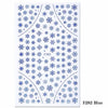 1pcs Christmas Nail Stickers Decals Snow Flakes Xmas Wraps Snowman Winter Nail Art Decorations Manicure Tools Sliders BEF281-284
