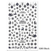 1pcs Christmas Nail Stickers Decals Snow Flakes Xmas Wraps Snowman Winter Nail Art Decorations Manicure Tools Sliders BEF281-284
