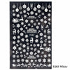 1pcs Christmas Nail Stickers Decals Snow Flakes Xmas Wraps Snowman Winter Nail Art Decorations Manicure Tools Sliders BEF281-284
