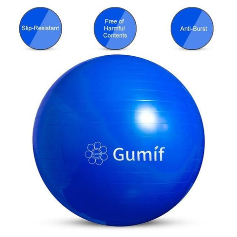 Yoga Ball Gym Fitness Equipment Exercise Balls Pilates Balance Strength 55/65CM Air Pump