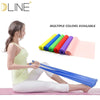 1.5m Pilates Elastic Band For Fitness Resistance Bands Rubber Bands Yoga Stretching Belt Pull up Gym Body Exercise Band