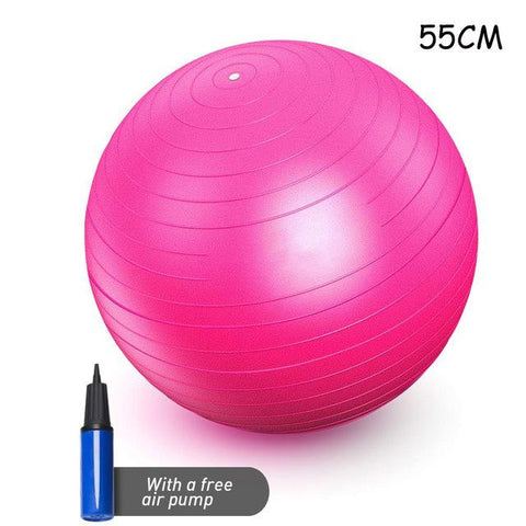 Nieoqar Sports Yoga Balls Bola Pilates Fitness Gym Balance Fitball Exercise Pilates Workout Massage Ball  55cm 65cm 75cm 85cm