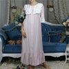Cotton Nightgown Plus Size Vintage Sleepwear Victorian Home Dress Luxury Medieval Nightwear Women Sleep Lounge Home Clothes H678