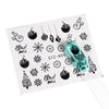 1pcs Water Nail Decals Xmas New Year Decorations Stickers For Nails Santa Claus Gift Sliders Tattoo Manicure Decor TRSTZ797-808