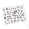 1pcs Water Nail Decals Xmas New Year Decorations Stickers For Nails Santa Claus Gift Sliders Tattoo Manicure Decor TRSTZ797-808