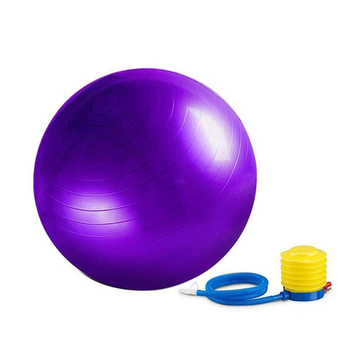 Exercise Yoga Ball with Free Air Pump 400 lbs Anti-Burst Slip-Resistant Balance Stability Swiss Ball for Fitness Core Strength