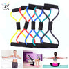 8 Word Fitness Rope Resistance Bands Rubber Bands for Fitness Elastic Band Fitness Equipment Expander Workout Gym Exercise Train