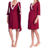 Pregnancy&maternity Pajamas Sleepwear Nursing Pregnant Pajamas Breastfeeding Nightgown Elegant Maternity Nursing Clothes Dress