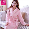 Flannel Hooded Bathrobe Men Kimono Hombre Solid Bath Robes Male Nightgown Long Sleeve Sleepwear Pajamas Lounge Homewear Men