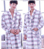 Flannel Hooded Bathrobe Men Kimono Hombre Solid Bath Robes Male Nightgown Long Sleeve Sleepwear Pajamas Lounge Homewear Men