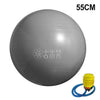 New Yoga Balls Gym Sports Pilates Fitness Ball Balance Fitball Exercise Workout Massage Ball 55cm 65cm