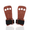 Leather Gymnastics 3 Holes Palm Hand Grips for Crossfit Home Gym Fitness Training Pull up Weight lifting Kettlebell and Barbells