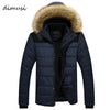 DIMUSI Mens Winter Jacket Male -25 'C Thick Thermal Cotton Parka Coats Mens Casual Faux Fur Collar Hoodies Jackets 6XL,TA270