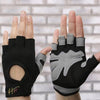 1 Pair Anti-skid Half Finger Gym Gloves Sports Body Building Men Women Dumbbell Fitness Exercise Weight Lifting Training Gloves