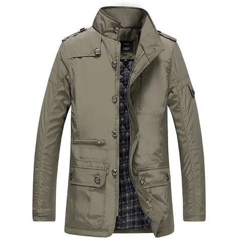 Parka Men Coats 2018 Winter Jacket Men Slim Cotton Outwear Warm Coat Top Brand Clothing Casual Men's Coat Tops size jacket M-5XL