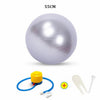 Sports Yoga Balls Bola Pilates Fitness Ball Gym Balance Fitball Exercise Pilates Workout Massage Ball with Pump 55cm 65cm 75cm