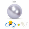 Sports Yoga Balls Bola Pilates Fitness Ball Gym Balance Fitball Exercise Pilates Workout Massage Ball with Pump 55cm 65cm 75cm