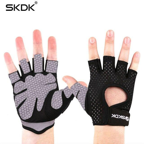 Gym Fitness Gloves Neutral Elastic Dumbbell Crossfit Weight Lifting Gloves Men Body Building Breathable Sports Workout Gloves