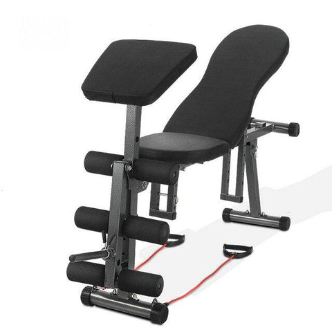 5 in 1 Ab Bench, Dumbbell stool, abdominal board, Slant Board, Push-up Exercise, Decline Folding Bench with adjustable grade