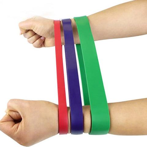 Fitness Resistance Bands Loop Set 3 Level Thick Heavy Crossfit Athletic Power Rubber Bands Workout Training Exercises Equipment
