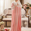 Nightgowns Sleepshirts Sweet Home Dress Sleep Lounge Long Nightdress Lace Sleepwear Vintage Nightgown Female Sleep Lounge #L126