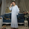 Cotton Sleep Lounge Vintage Night Dress Autumn Women Sleepwear Dress Nightdress Homewear Princess Long Nightgown Sleepshirt H682