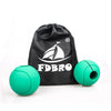 FDBRO 1 Pair Barbell Grips Dumbbell Kettlebell Fat Grip Thick Bar Handles Pull Up Weightlifting Support Anti-Slip Protect Pad