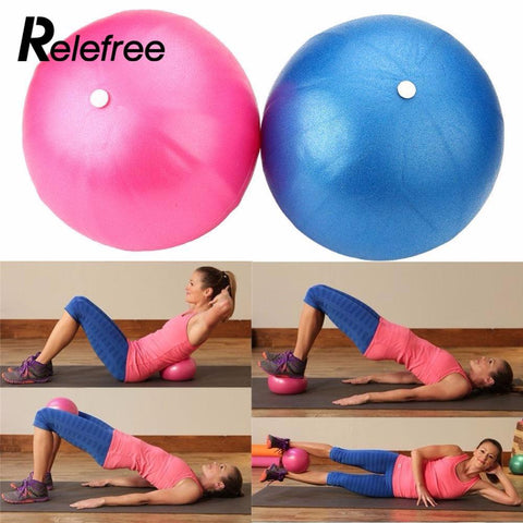 Relefree Mini Yoga Ball Physical Fitness Ball for Fitness Appliance Exercise Balance Ball Home Trainer Pods Pilates