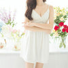 Nightgowns Sleepshirts 2019 Lace Home Dress Sexy Nightwear Women Sleepwear Solid Sleep Lounge Vintage Nightgown Female #H208