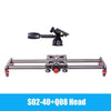 Smart phone mini Carbon fiber camera 40cm slider 5kg bear travel portable video slider dolly track DSLR rail parallel shooting