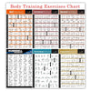 Bodybuilding Gym Sport Fitness Dumbbell Poster Kettlebell Workout Exercise Training Chart Art Wall Poster Print Home Decor