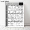 Bodybuilding Gym Sport Fitness Dumbbell Poster Kettlebell Workout Exercise Training Chart Art Wall Poster Print Home Decor