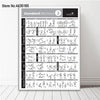 Bodybuilding Gym Sport Fitness Dumbbell Poster Kettlebell Workout Exercise Training Chart Art Wall Poster Print Home Decor