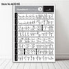 Bodybuilding Gym Sport Fitness Dumbbell Poster Kettlebell Workout Exercise Training Chart Art Wall Poster Print Home Decor