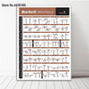 Bodybuilding Gym Sport Fitness Dumbbell Poster Kettlebell Workout Exercise Training Chart Art Wall Poster Print Home Decor