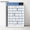 Bodybuilding Gym Sport Fitness Dumbbell Poster Kettlebell Workout Exercise Training Chart Art Wall Poster Print Home Decor