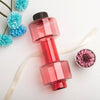 550ml Dumbbell Plastic Cup Sports Water Bottles Portable Leakproof Dumbbell Lose Weight Barbell Gym Fitness Equipment Arms