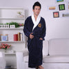 Cotton bathrobe men Winter Long Plus size XXXL Men's Robe terry nightgown thick towel men sleepwear soft long bathrobe autumn