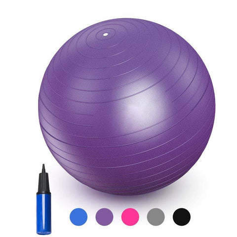 Nieoqar Sports Yoga Balls Bola Pilates Fitness Gym Balance Fitball Exercise Pilates Workout Massage Ball  55cm 65cm 75cm 85cm