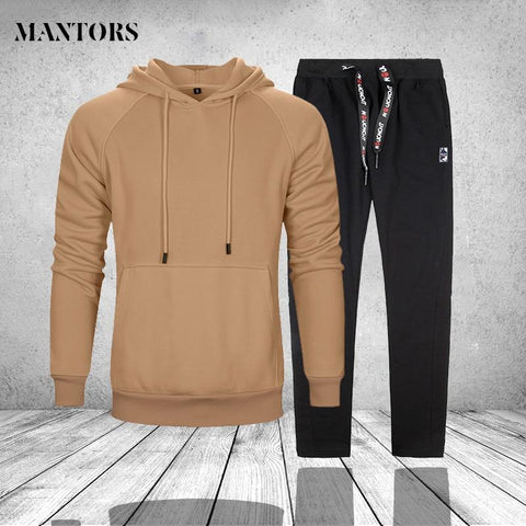 Sweatshirt Tracksuits Men Set Sportswear Long Sleeve Mens Hoodies + Sweatpants 2 pieces Sets Brand Track Suit Survetement Homme