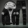 Winter Mens Warm Set Fleece Track suits for Men Tracksuit Brand Thicken Clothing Sudaderas Hombre Mens Suits Male Clothing D62