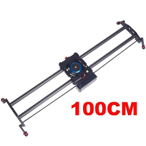 ASHANKS Bluetooth Motorized Slider Video TimeLapse Electric Delay Carbon Rail Slide Stabilizer for Photography Canon DSLR Camera
