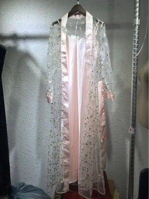 Women Sleepwear Nightgown Retro Royal Princess Long Nightshirt Embroidery Lace Sexy Nightdress Home Clothing Free Shipping