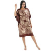 Women's Clothing Lounge Rayon Nightgown Large Loose Bating Sleeve Sleepwear Robe Lady Sexy Home Dress