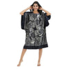 Women's Clothing Lounge Rayon Nightgown Large Loose Bating Sleeve Sleepwear Robe Lady Sexy Home Dress