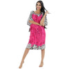 Women's Clothing Lounge Rayon Nightgown Large Loose Bating Sleeve Sleepwear Robe Lady Sexy Home Dress
