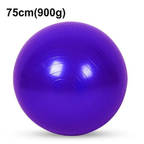 Mounchain Yoga Exercise Ball Anti-Slip Ball Chair Anti-Burst Balance Ball Extra Thick Birthing Ball with Pump